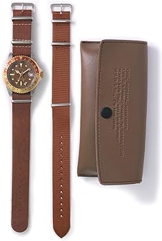 Amazon.co.jp: [ヴァーグウォッチカンパニー] 腕時計 BRWN GMT